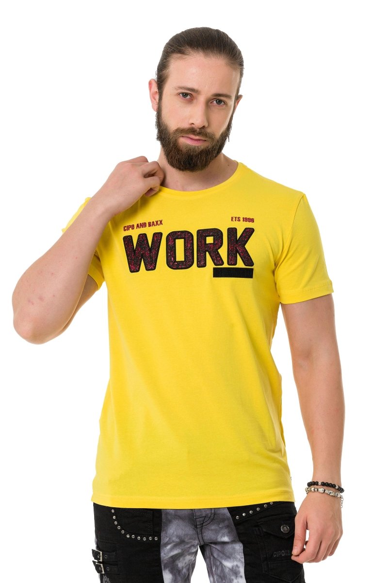 CT734 Padded Embossed T-Shirt