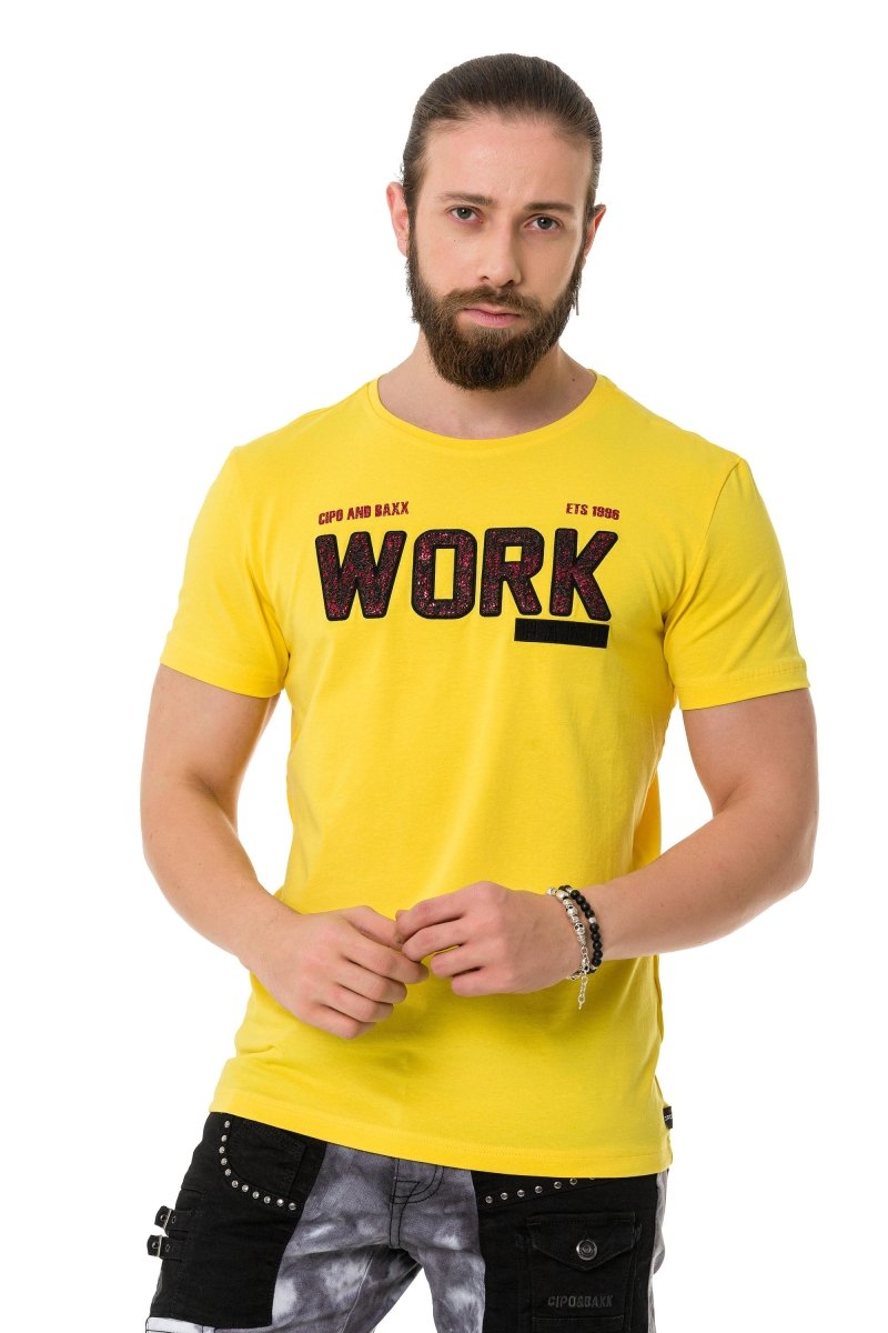 CT734 Padded Embossed T-Shirt