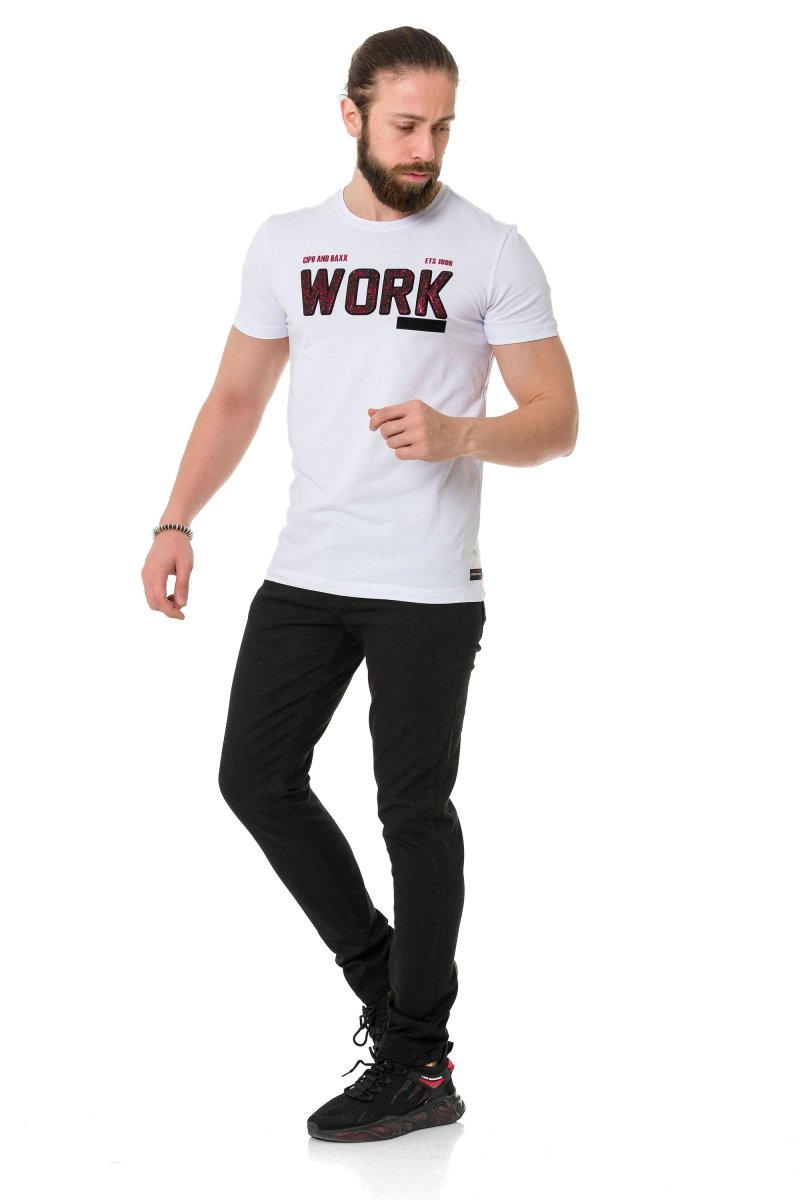 CT734 Padded Embossed T-Shirt