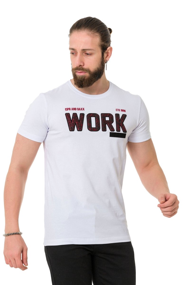 CT734 Padded Embossed T-Shirt