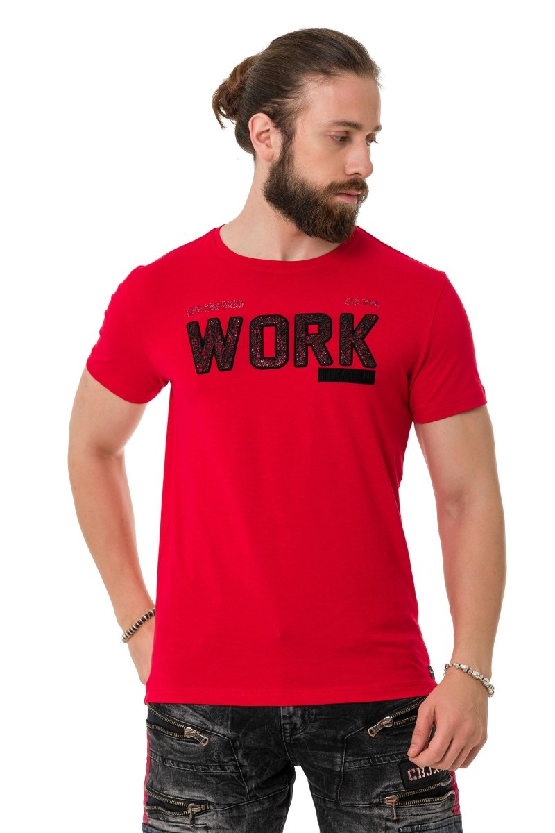 CT734 Padded Embossed T-Shirt