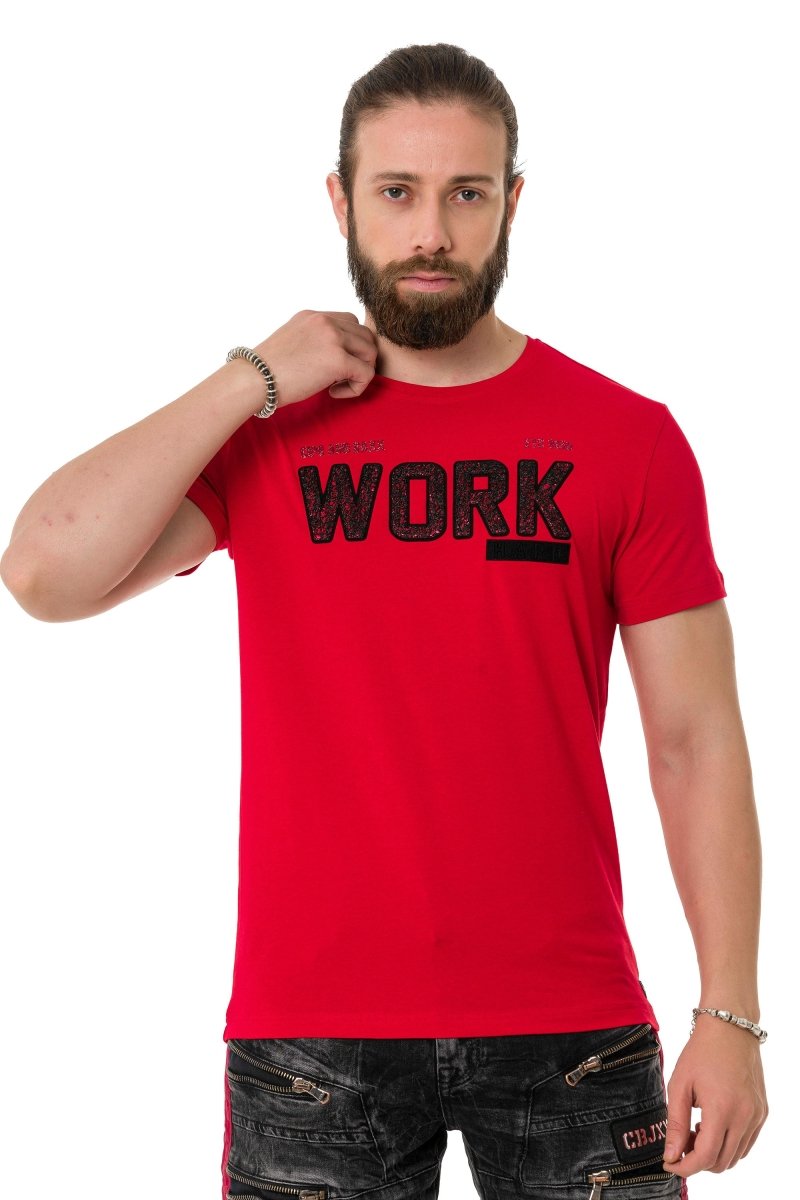 CT734 Padded Embossed T-Shirt