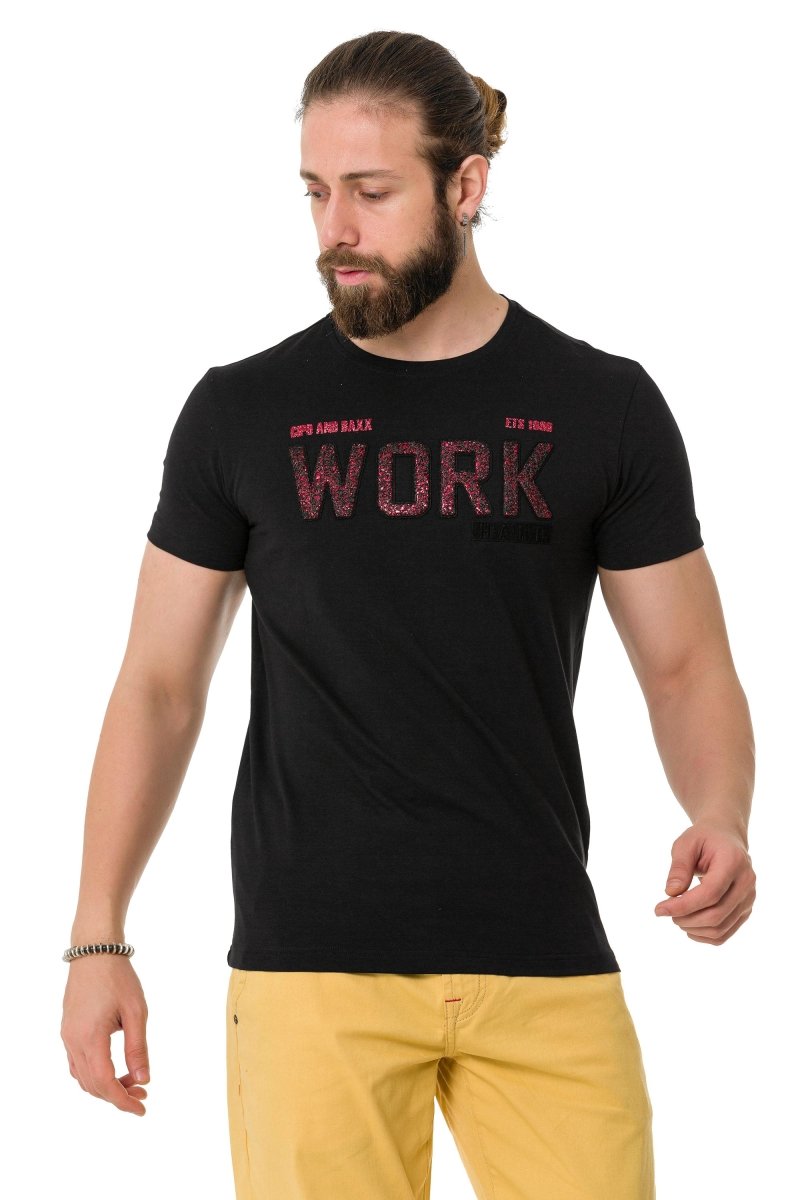 CT734 Padded Embossed T-Shirt
