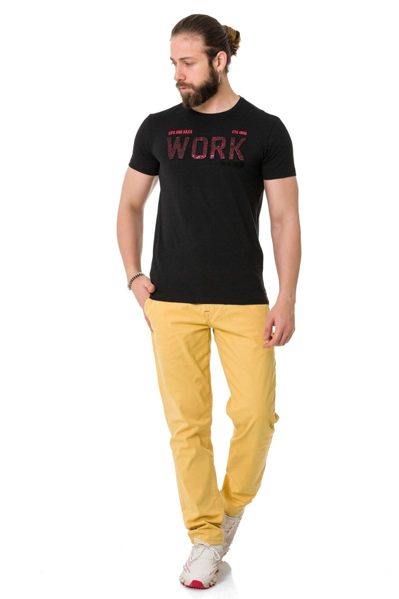 CT734 Padded Embossed T-Shirt