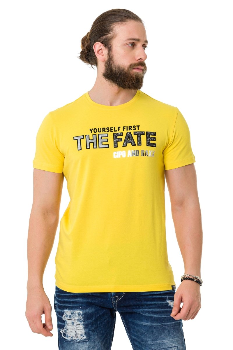 CT735 Glossy Embossed T-Shirt