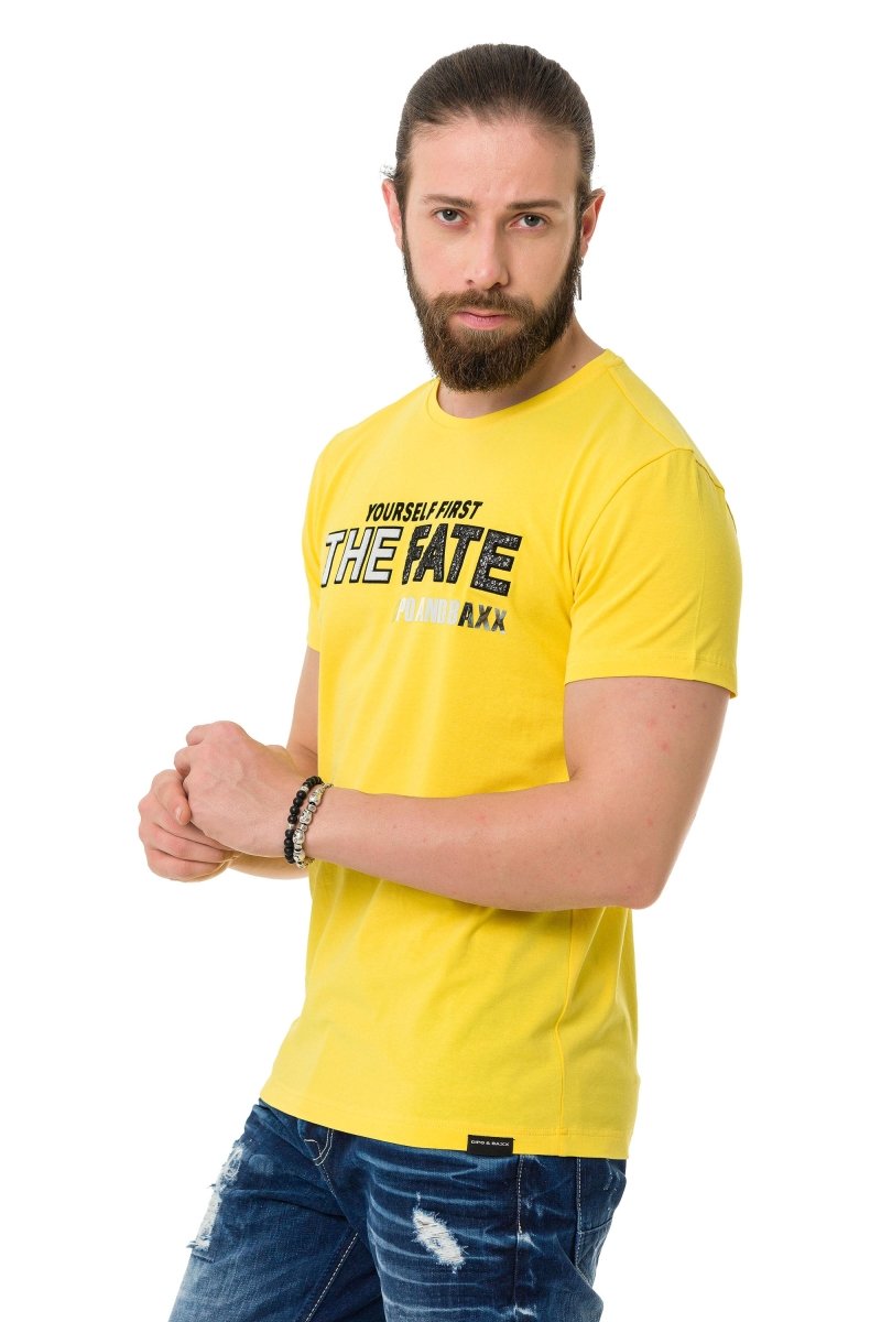 CT735 Glossy Embossed T-Shirt