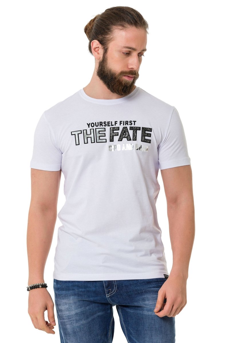 CT735 Glossy Embossed T-Shirt