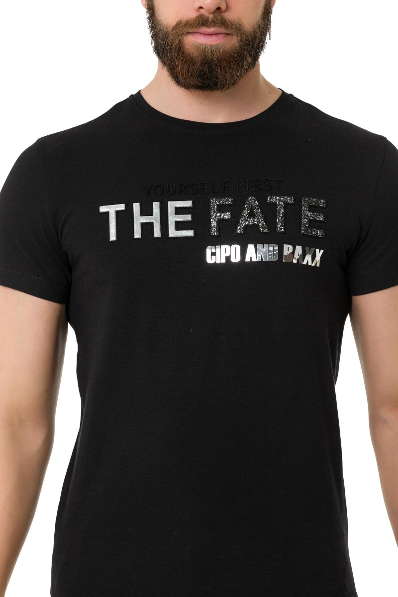 CT735 Glossy Embossed T-Shirt