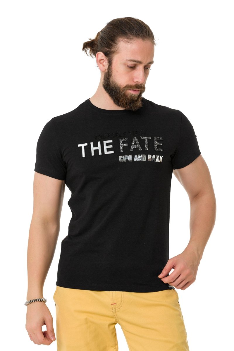 CT735 Glossy Embossed T-Shirt