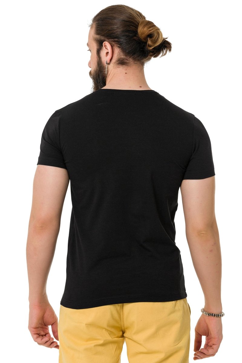 CT735 Glossy Embossed T-Shirt