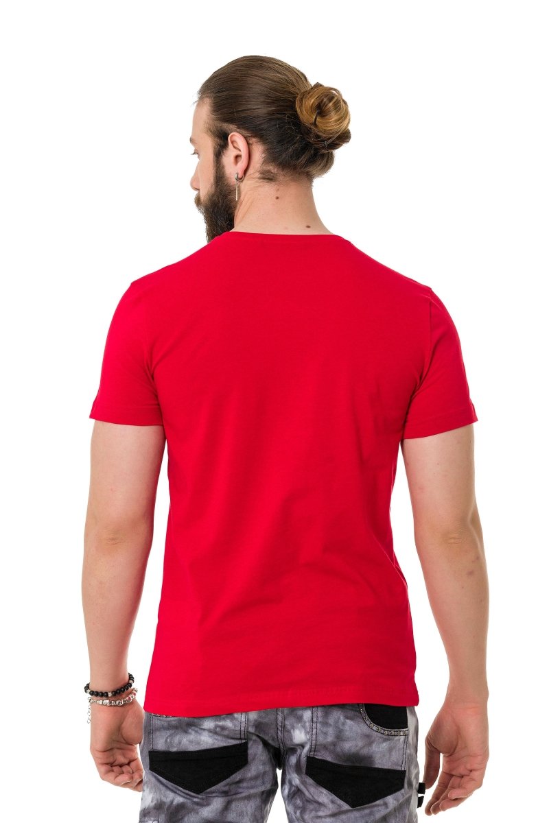 CT736 Glossy Embossed T-Shirt