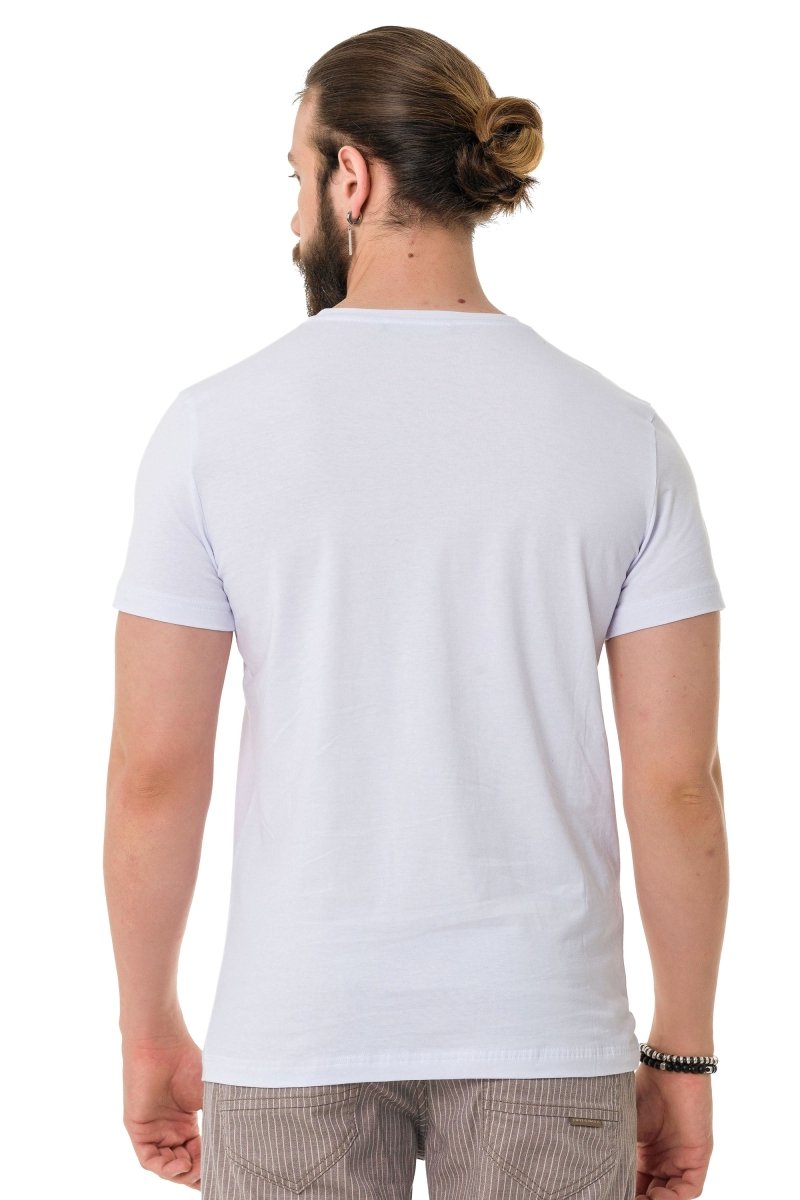 CT736 Glossy Embossed T-Shirt