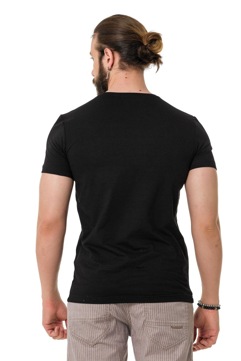CT736 Glossy Embossed T-Shirt