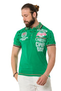 CT738 Patterned Polo T-Shirt