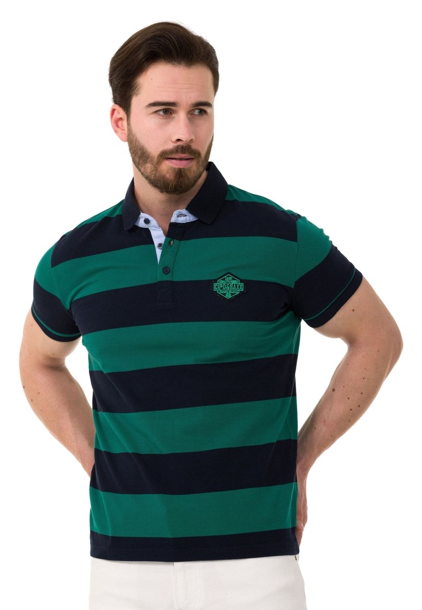 CT741 Men's Smart-Fit Polo Collar T-Shirt