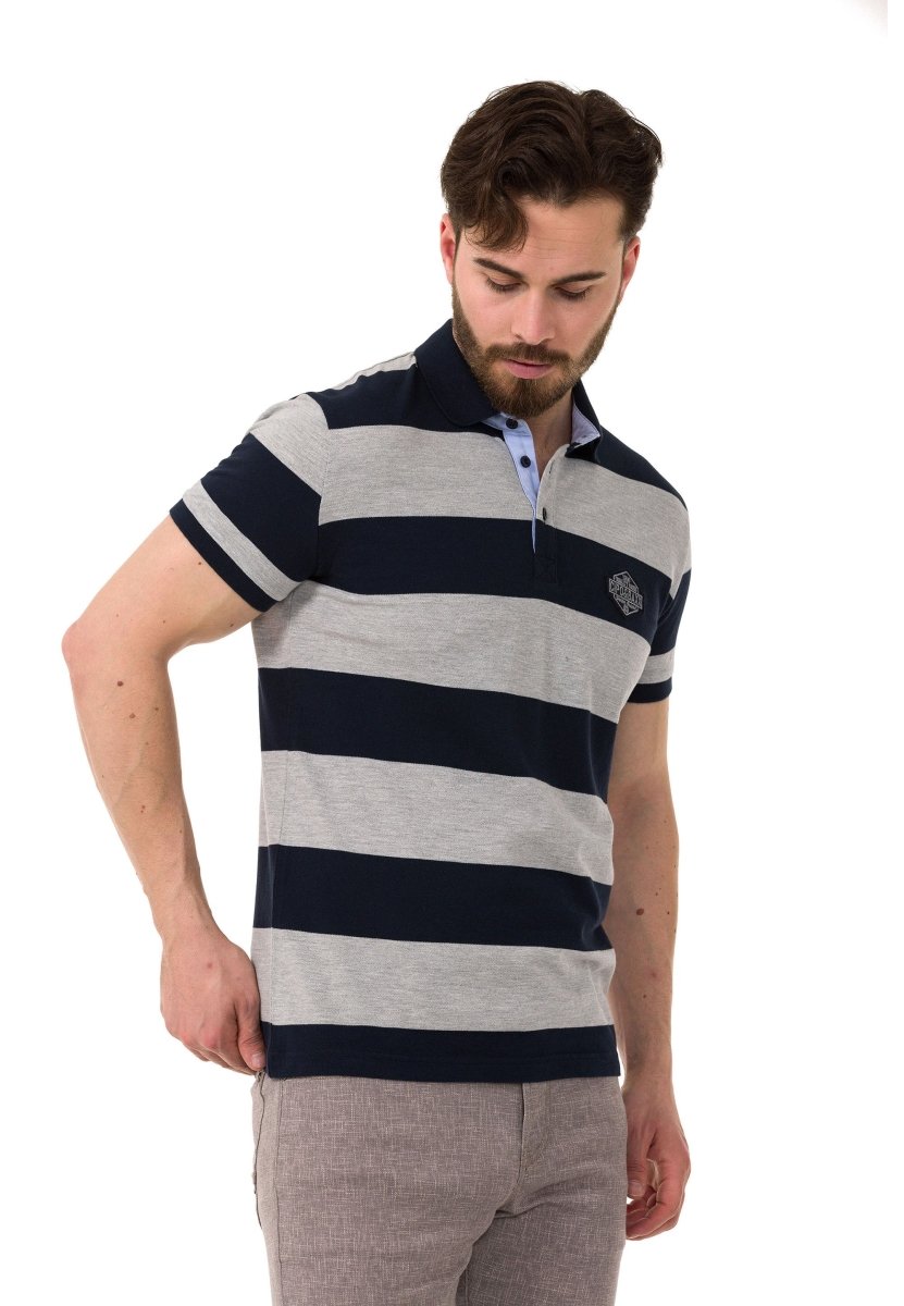 CT741 Men's Smart-Fit Polo Collar T-Shirt