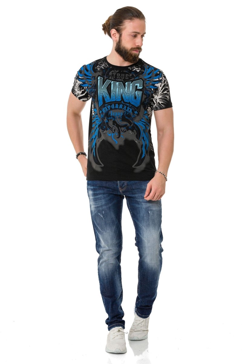 CT763 KING Statement Crown Graphic Tee
