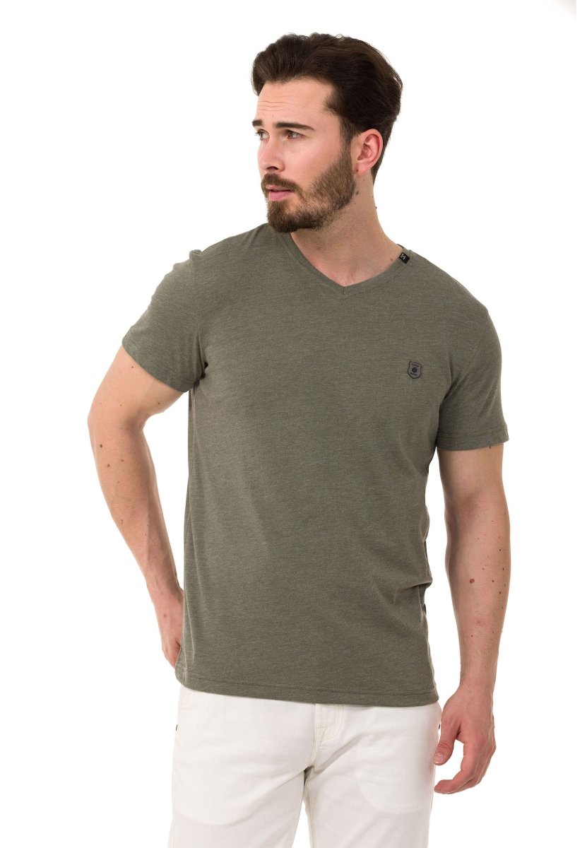 CT773 Men's Basic V-Neck T-Shirt – Sleek Minimalism Edition