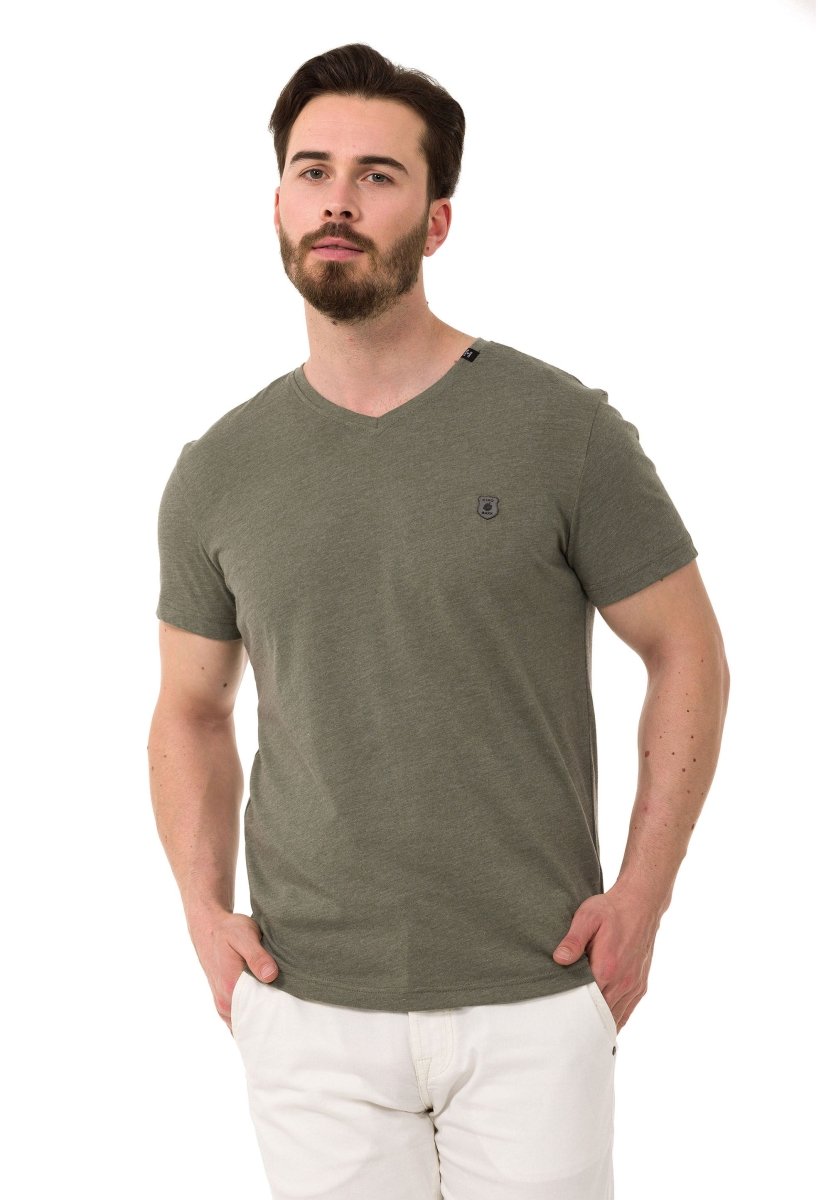 CT773 Men's Basic V-Neck T-Shirt – Sleek Minimalism Edition