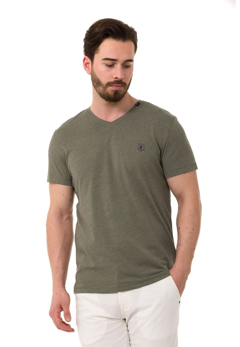 CT773 Men's Basic V-Neck T-Shirt – Sleek Minimalism Edition