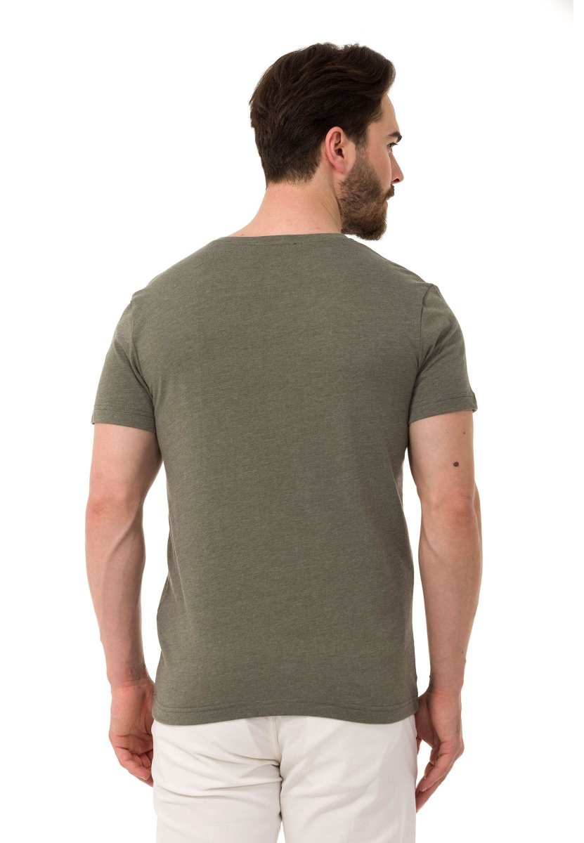 CT773 Men's Basic V-Neck T-Shirt – Sleek Minimalism Edition