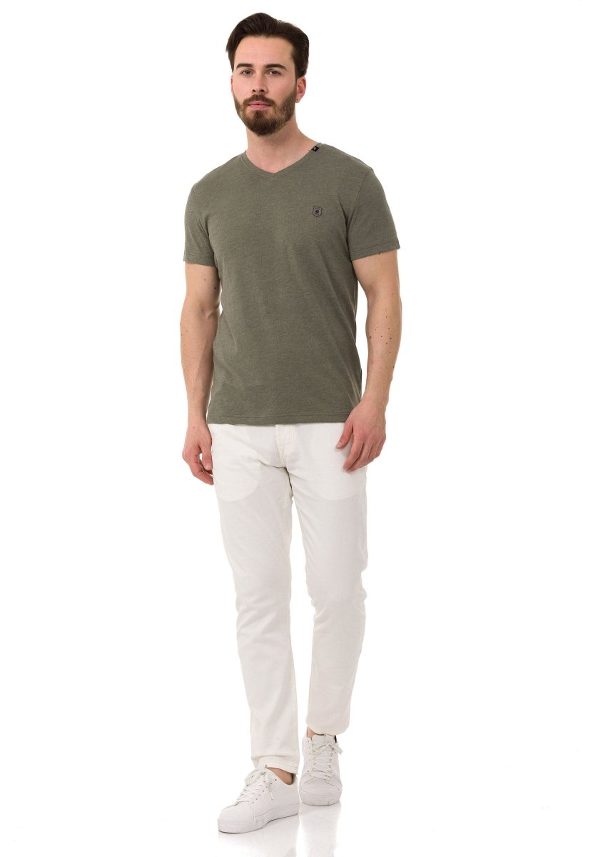 CT773 Men's Basic V-Neck T-Shirt – Sleek Minimalism Edition