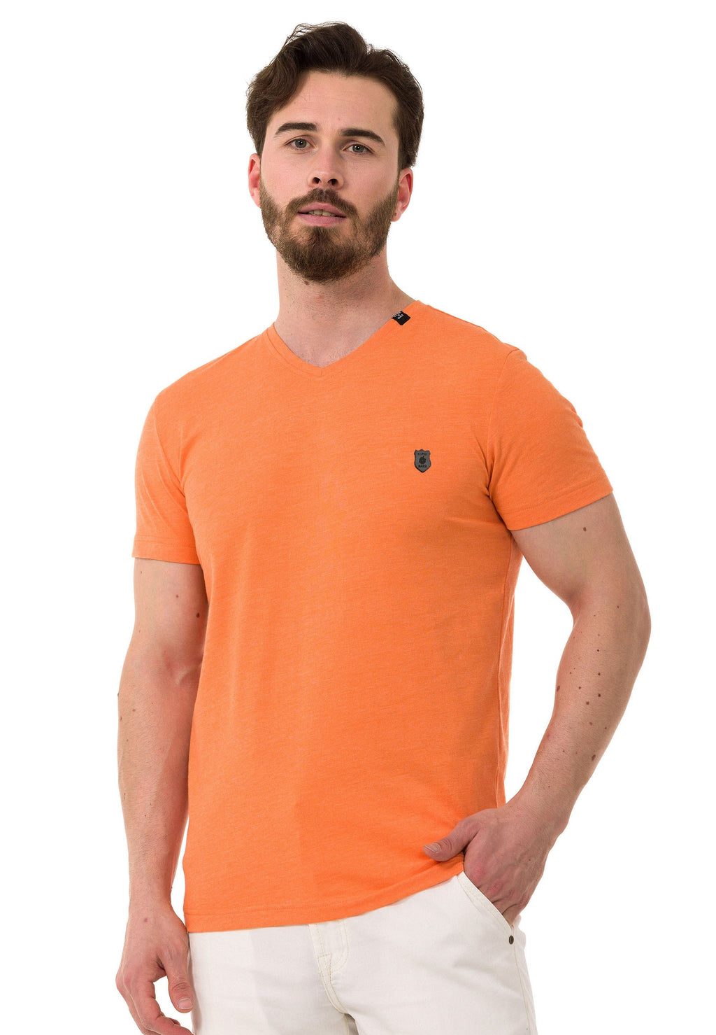 CT773 Men's Basic V-Neck T-Shirt – Sleek Minimalism Edition