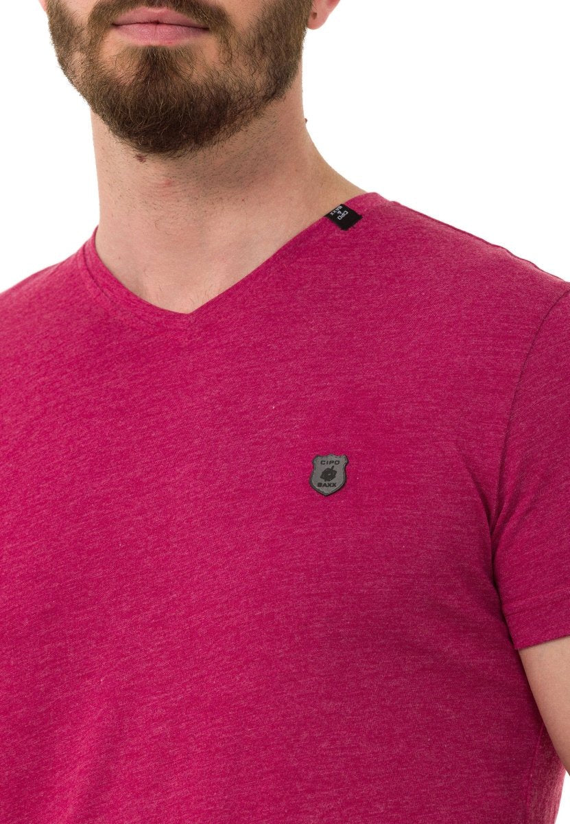 CT773 Men's Basic V-Neck T-Shirt – Sleek Minimalism Edition