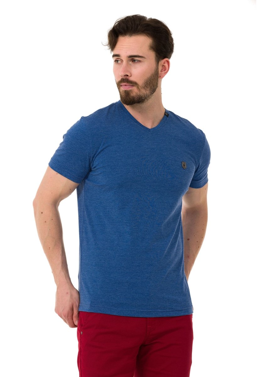 CT773 Men's Basic V-Neck T-Shirt – Sleek Minimalism Edition