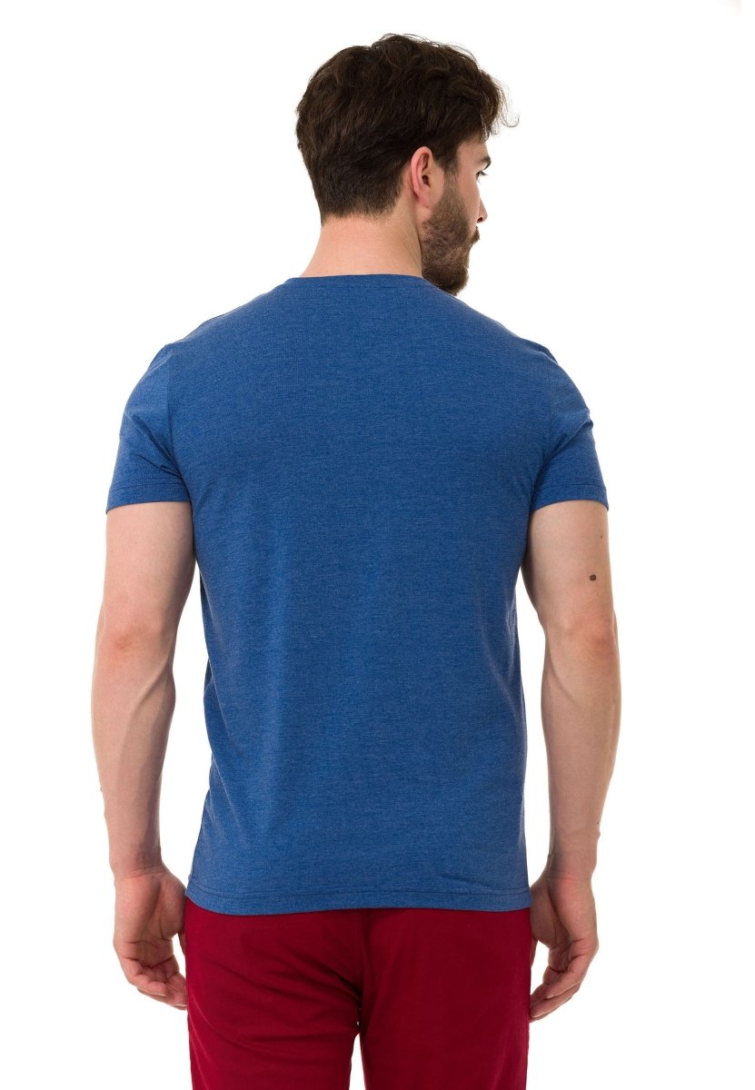 CT773 Men's Basic V-Neck T-Shirt – Sleek Minimalism Edition