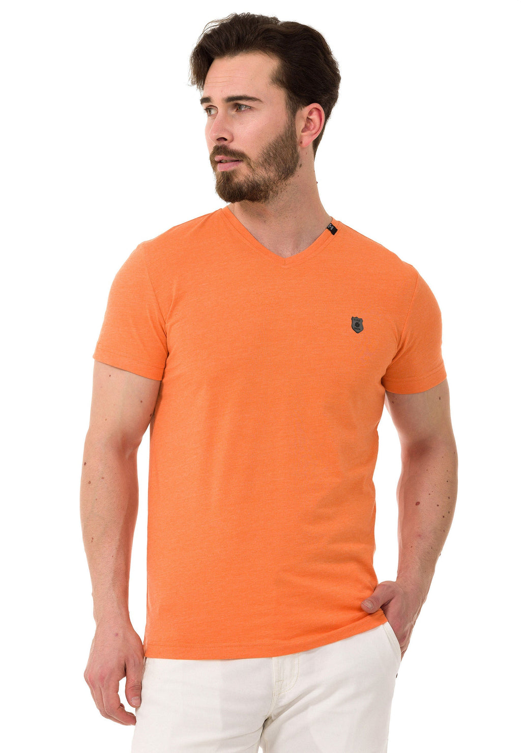 CT773 Men's Basic V-Neck T-Shirt – Sleek Minimalism Edition