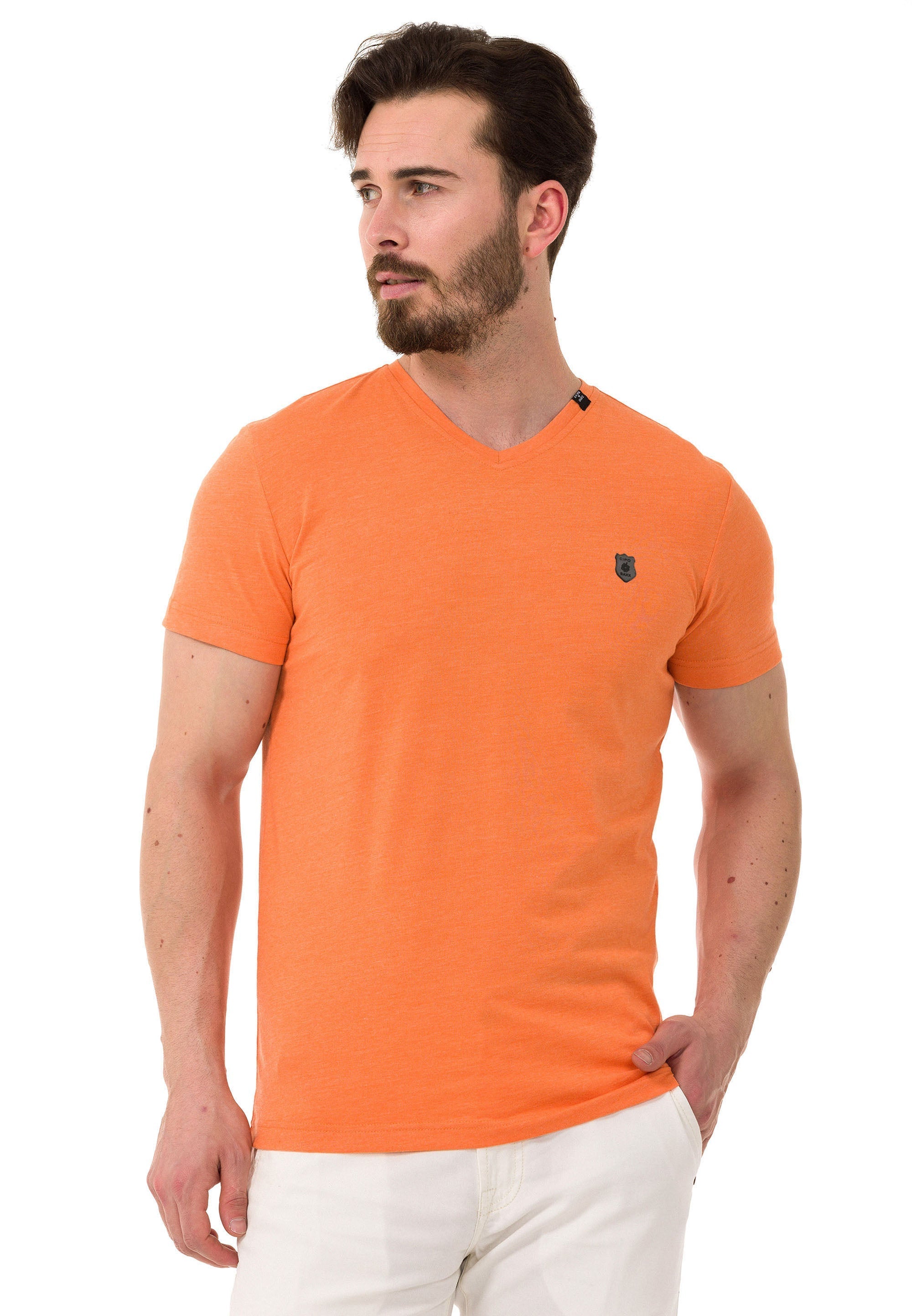 CT773 Men's Basic V-Neck T-Shirt – Sleek Minimalism Edition