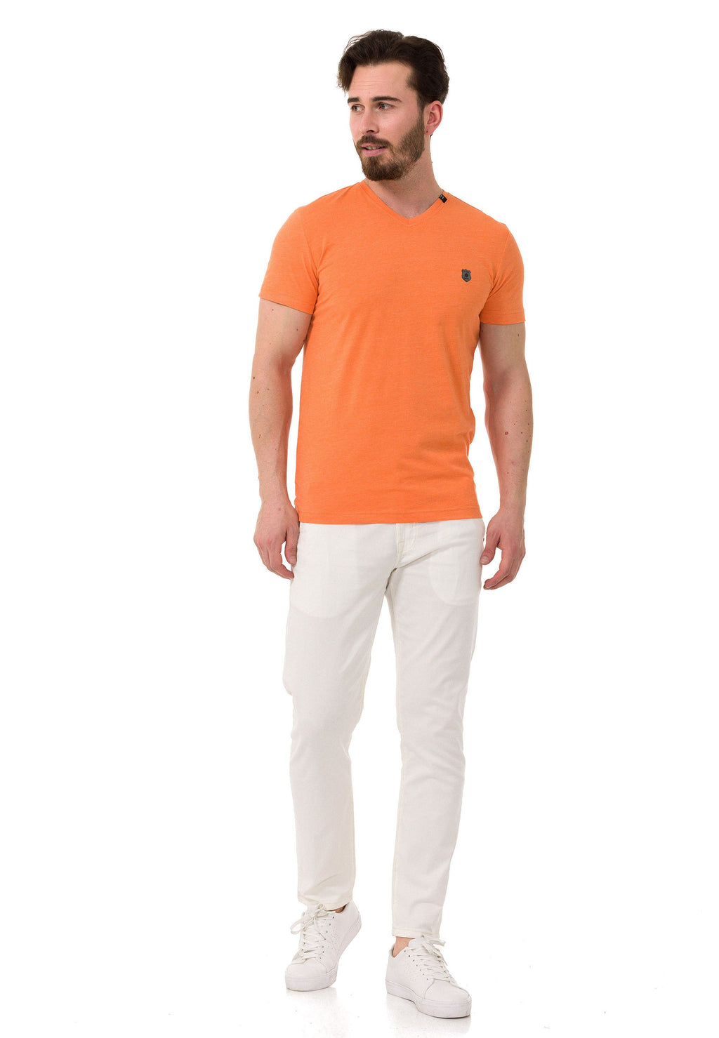 CT773 Men's Basic V-Neck T-Shirt – Sleek Minimalism Edition