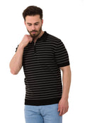 CT751 Ribbed Striped Knit T-Shirt