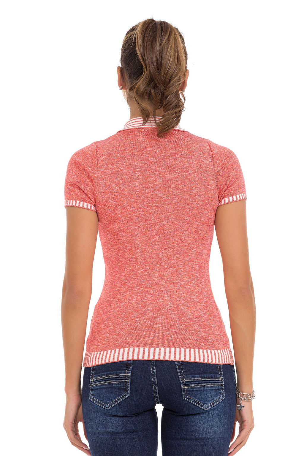 WT354 Polo Collar Knit Women's T-Shirt
