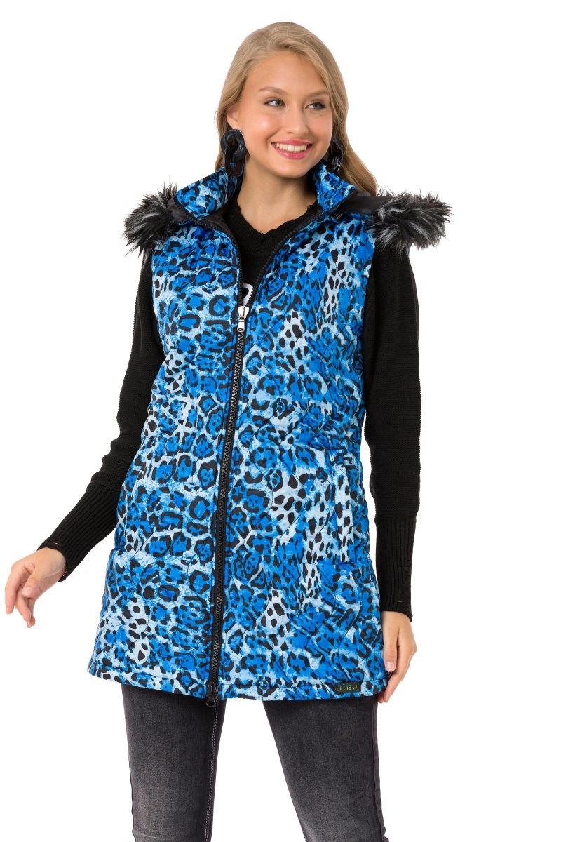 WW120 Women's Long Puffer Vest