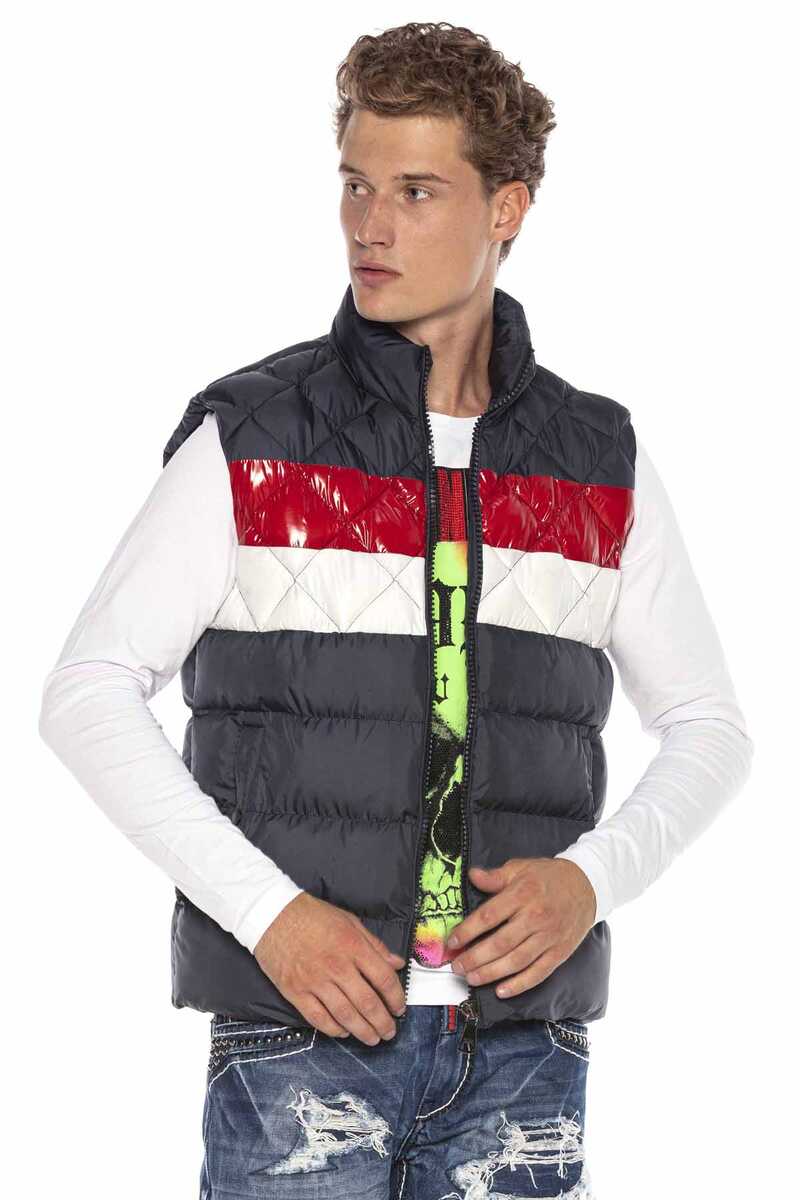 CW111 Stand Collar Puffer Vest