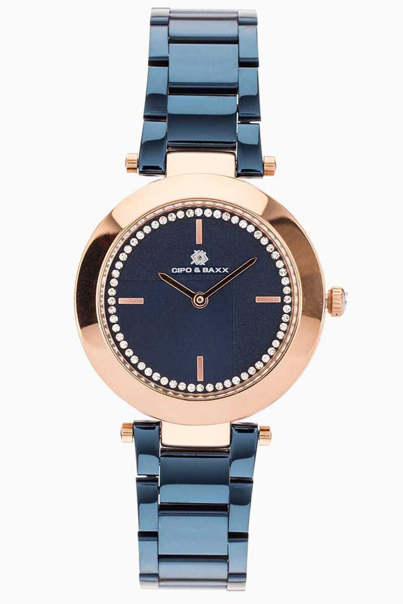 WZ102 Silver Gold Stone Women's Watch