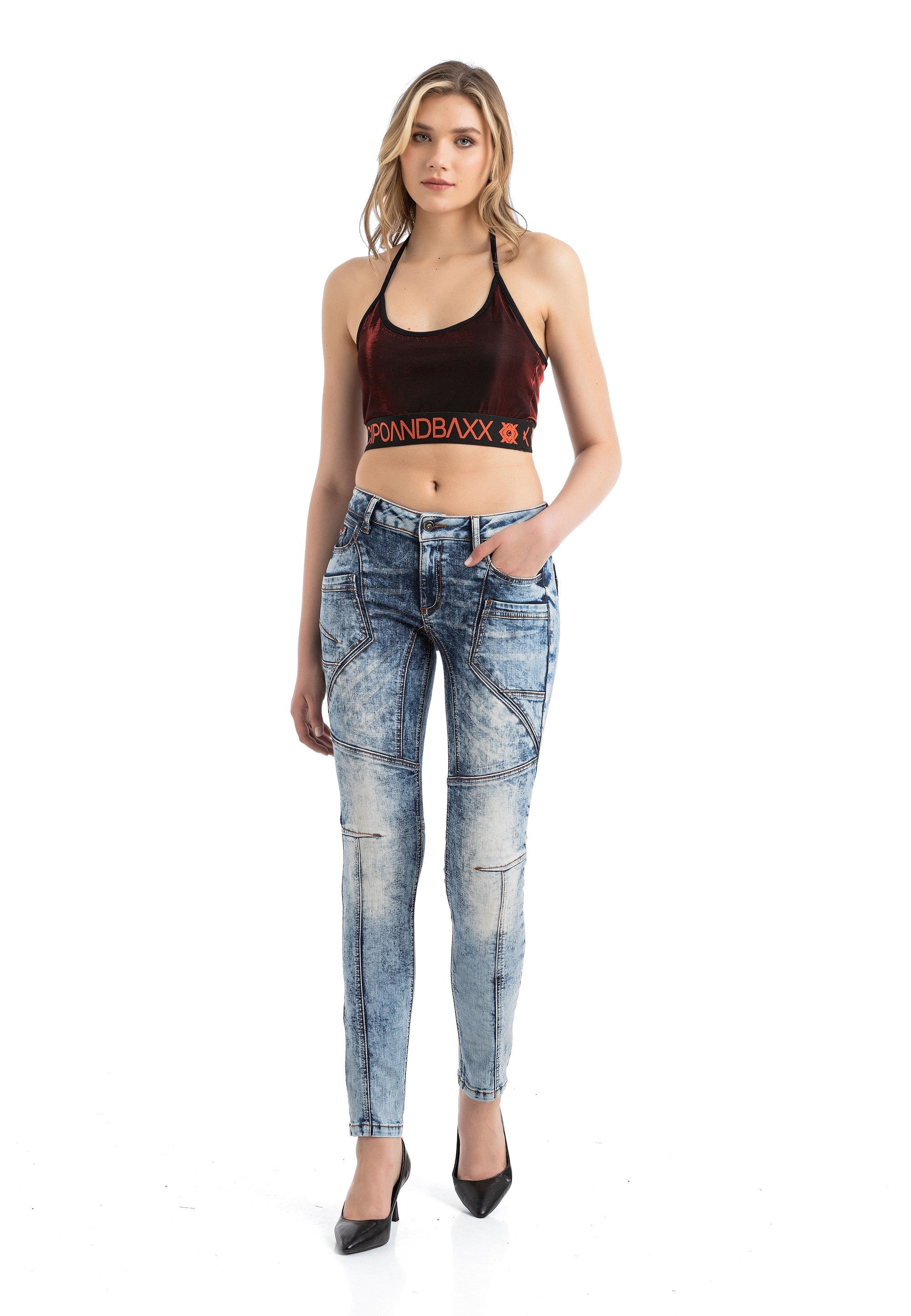 WB103 Women's Stylish Crop Bustier Top