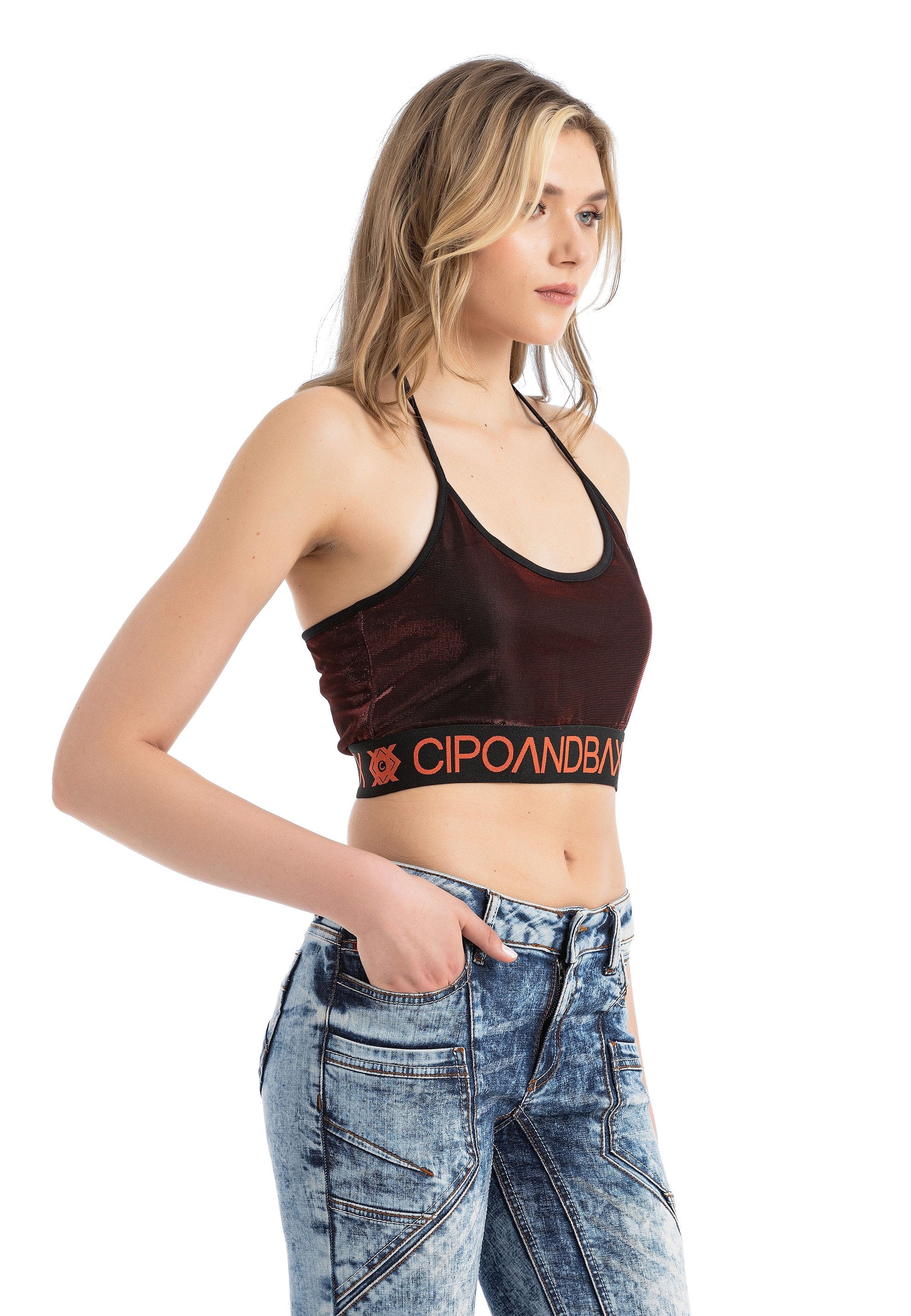 WB103 Women's Stylish Crop Bustier Top