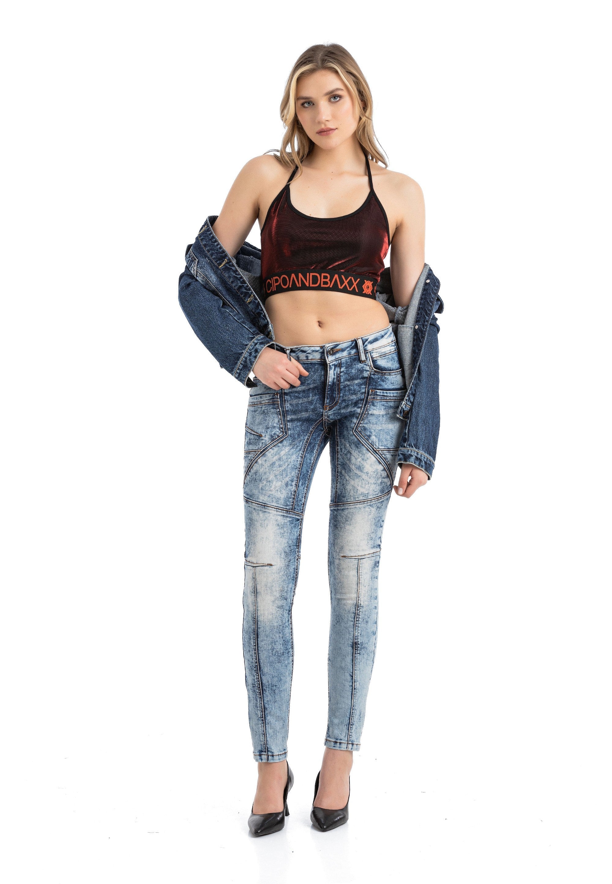 WB103 Women's Stylish Crop Bustier Top