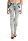WD216 Women's Casual Fit High-Waist Jeans