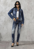 WD256 Elegant Style Slim Fit Women's Jeans