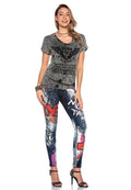 WD399 Biker Style Jeans