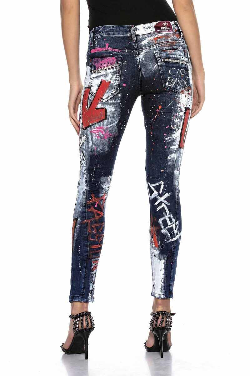 WD399 Biker Style Jeans