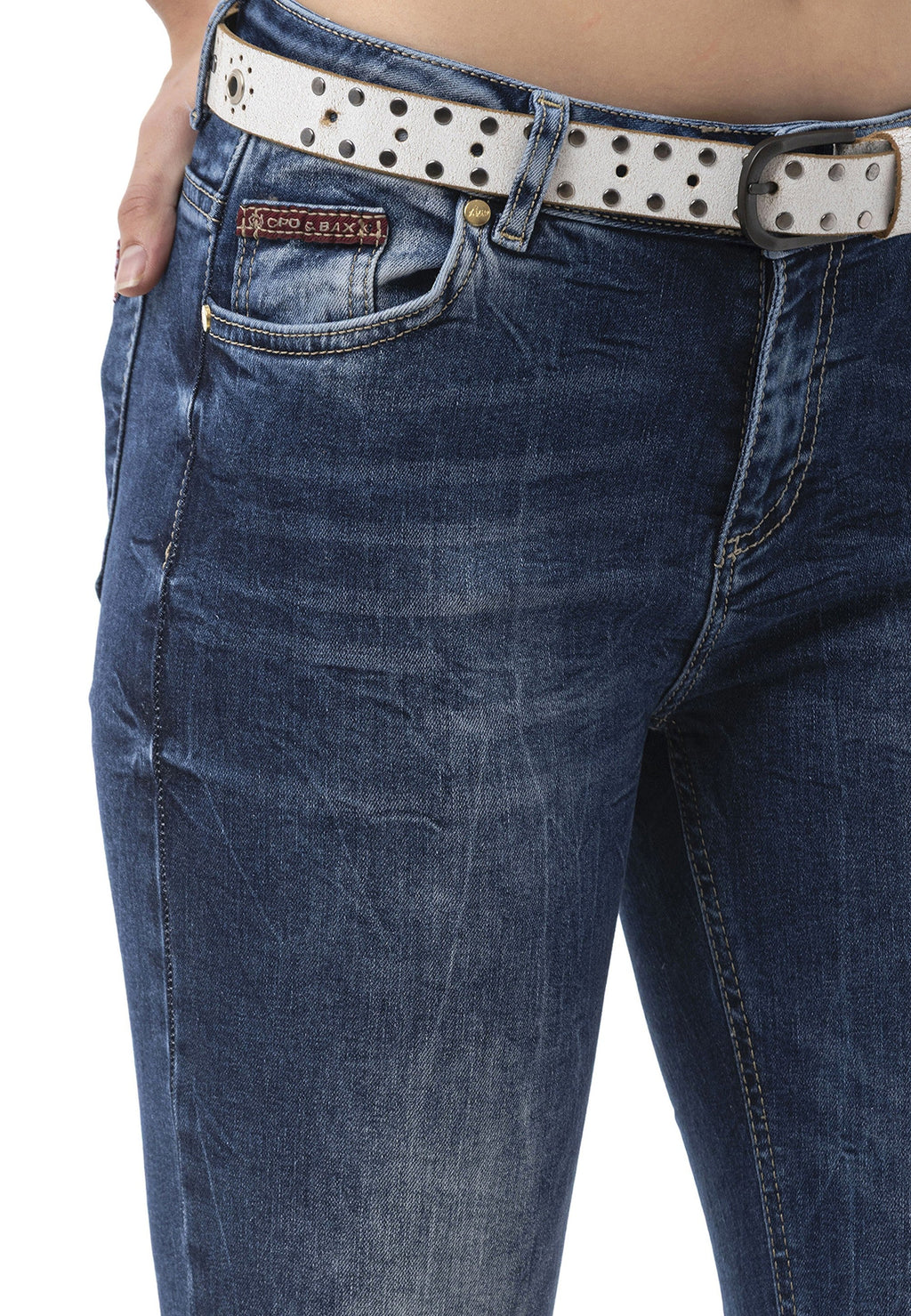 WD461 Blue Basic Women's Jeans