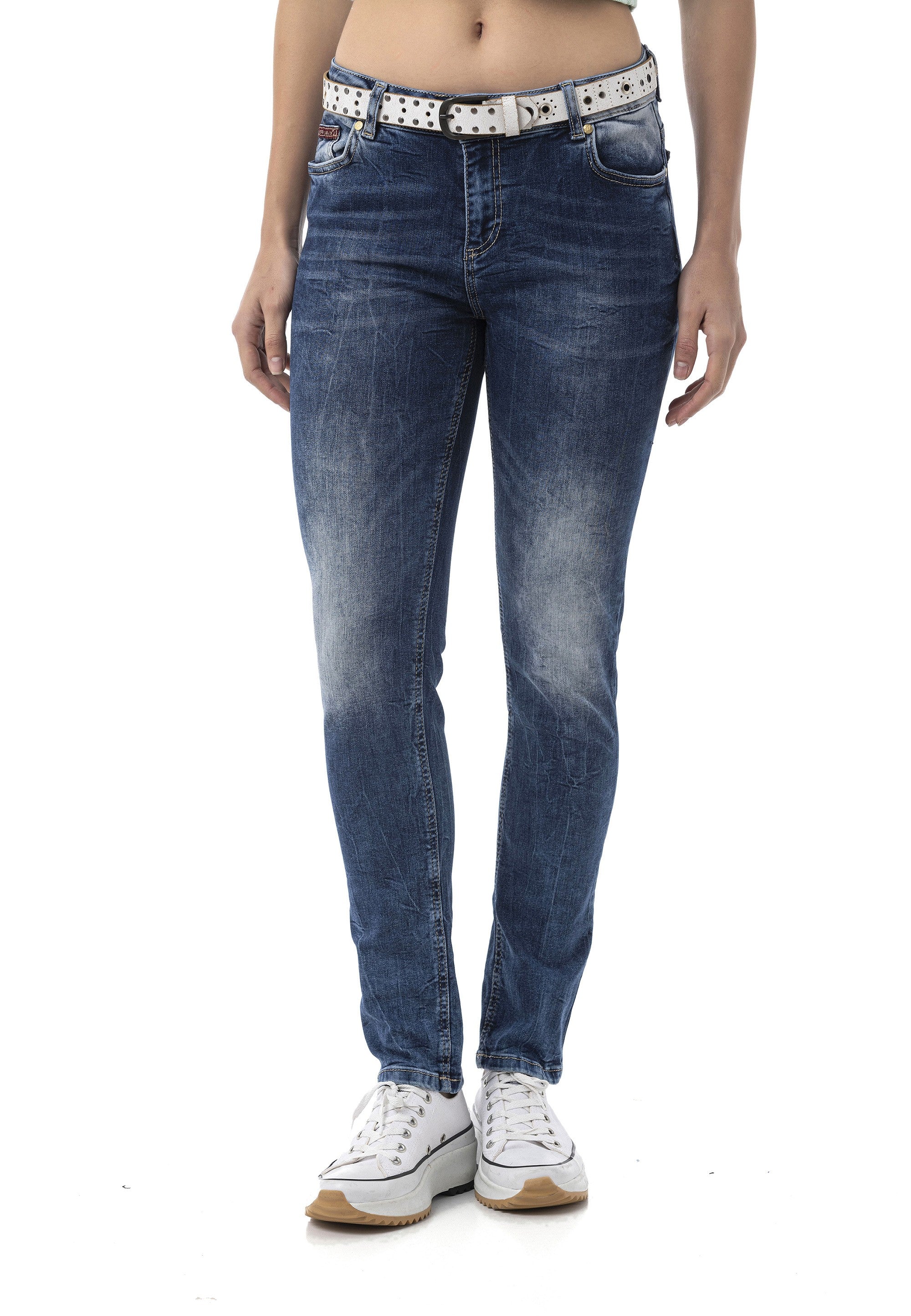 WD461 Blue Basic Women's Jeans