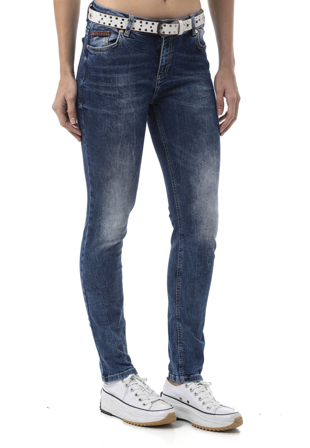 WD461 Blue Basic Women's Jeans