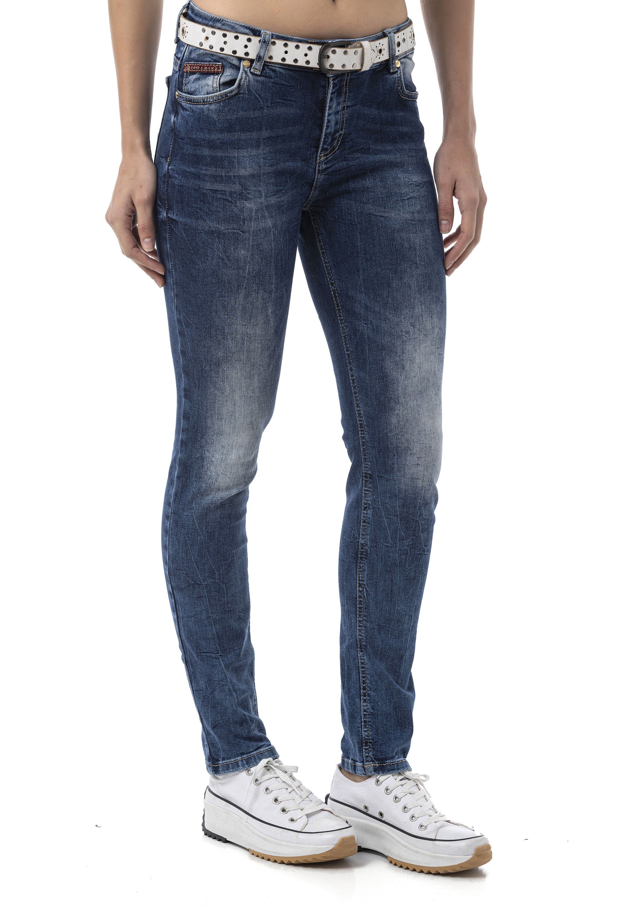 WD461 Blue Basic Women's Jeans