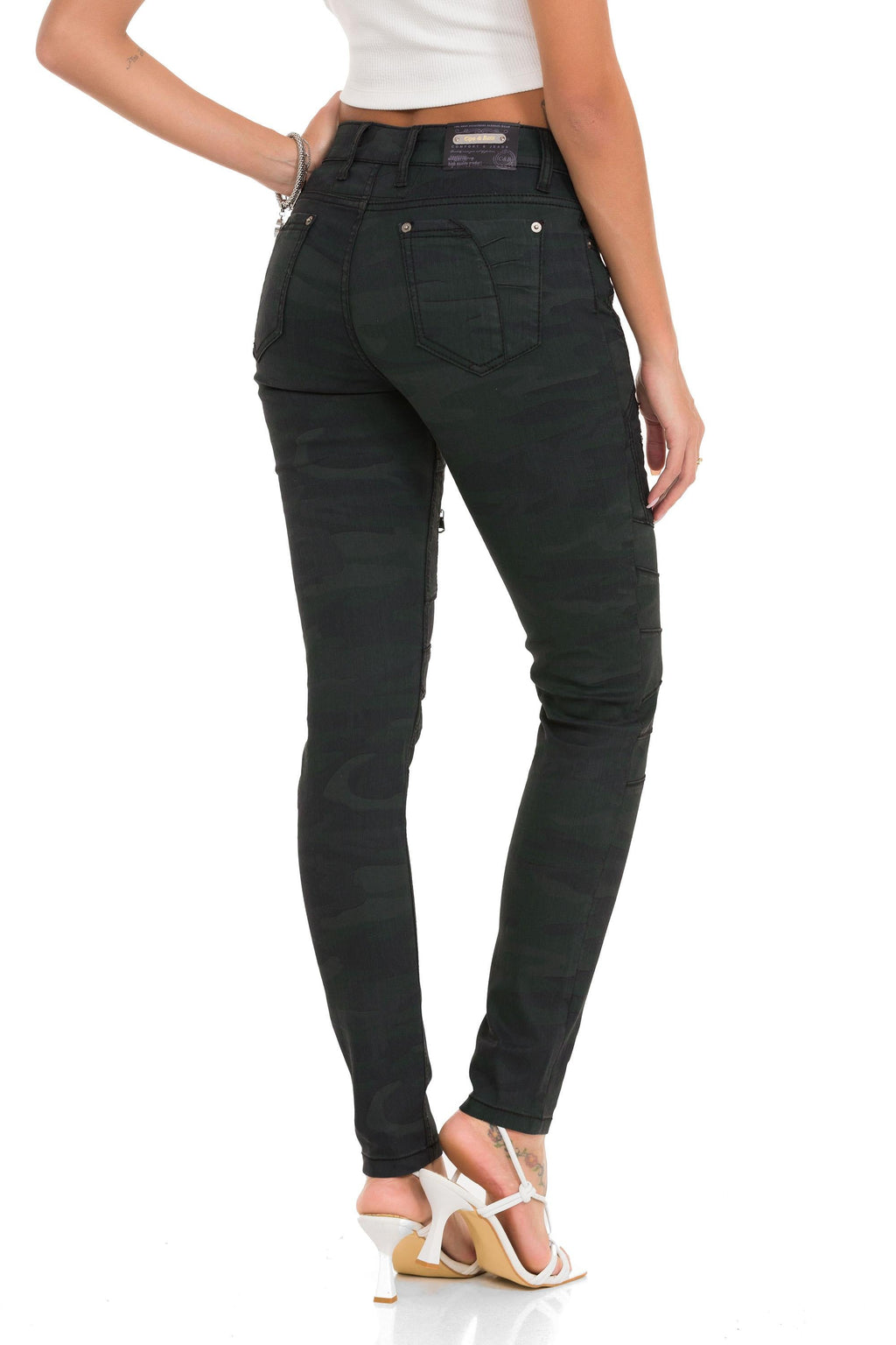 WD501 Cool Zip Detail Women's Jeans